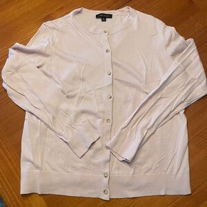 Ann Taylor Light Pink Cardigan Sweater